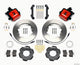 Wilwood Combination Parking Brake Rear Kit 11.00in Red 2012 Fiat 500 w/ Lines - Mammoth Racing -