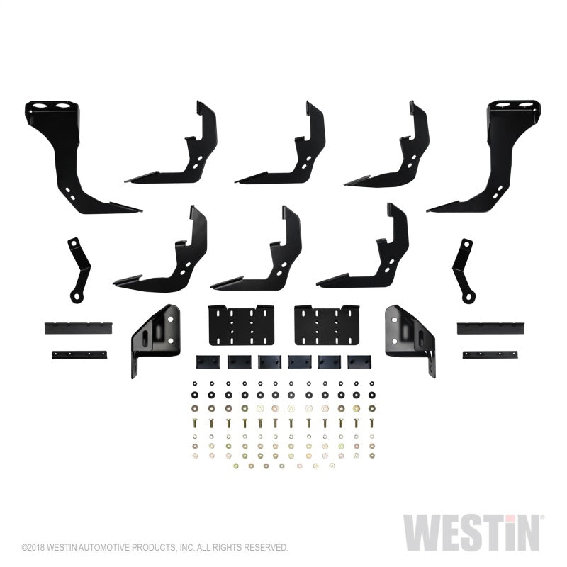 Westin 2019 Chevrolet Silverado/Sierra 1500 Crew Cab (5.5ft) R5 Modular Nerf Step Bars - SS - Mammoth Racing -