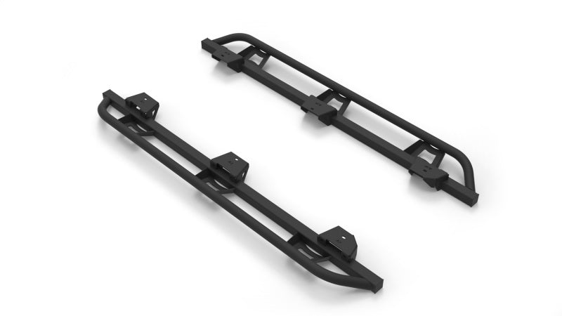 N-Fab Trail Slider Steps 18-20 Jeep Wrangler JL 4 Door SUV - SRW - Textured Black - Mammoth Racing -