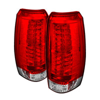 Spyder Chevy Avalanche 07-13 LED Tail Lights Red Clear ALT-YD-CAV07-LED-RC - Mammoth Racing -