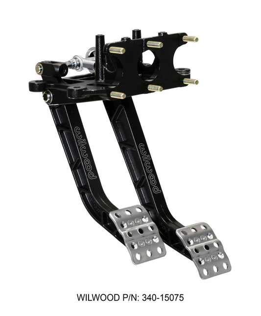 Wilwood Adjustable-Trubar Dual Pedal - Brake / Clutch - Rev. Swing Mount -6.25:1 Brake 5.1:1 Clutch - My Store