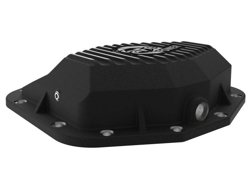 aFe POWER 21-22 Ram1500 TRX Hemi V8 6.2L PRO Series Rear Diff Cover Black w/Machined Fins & Gear Oil - My Store