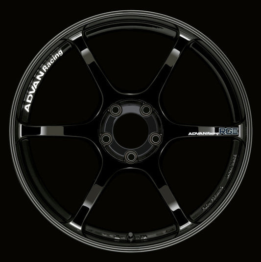 Advan RGIII 17x8.0 +38 5-114.3 Racing Gloss Black Wheel - My Store