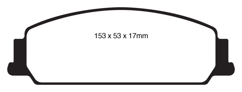 EBC 08-10 Pontiac G8 3.6 Yellowstuff Front Brake Pads - My Store