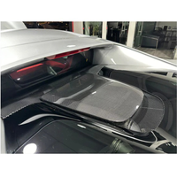 Dry Carbon Fiber OEM Rear Hood Trim for Ferrari 296 GTB
