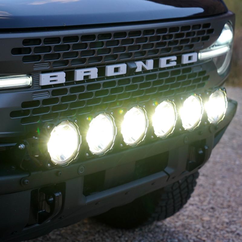 KC HiLiTES 21+ Ford Bronco 39in. Gravity LED Pro6 Light Bar Kit Front Bumper - Mammoth Racing -