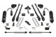 Fabtech 17-21 Ford F250/f350 4WD 4in 4Link Sys w/4.0 & 2.25 - Mammoth Racing -