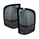 Xtune Chevy Silverado 07-13 LED Tail Lights Smoke ALT-JH-CS07-LED-SM - Mammoth Racing -
