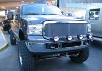N-Fab Light Bar 99-07 Ford F250/F350 Super Duty/Excursion - Tex. Black - Light Tabs - Mammoth Racing -