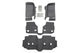 BedRug 07-16 Jeep JK Unlimited 4Dr Front 4pc BedTred Floor Kit (Incl Heat Shields) - Mammoth Racing -