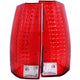 ANZO 2007-2014 Chevrolet Suburban LED Taillights Red/Clear - Escalade Look - Mammoth Racing -