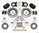 Wilwood Forged Dynalite Front Kit 11.00in Drilled 1965-1969 Mustang Disc & Drum Spindle - Mammoth Racing -