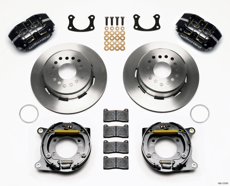 Wilwood Dynapro Lug Mount P/S Park Brake Kit New Big Ford 2.50in Offset - Mammoth Racing -