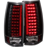 ANZO 2007-2013 Chevrolet Suburban LED Taillights Black - Mammoth Racing -