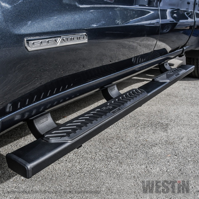 Westin 19-22 Chevrolet Silverado 1500 DC R5 Nerf Step Bars - Blk - Mammoth Racing -