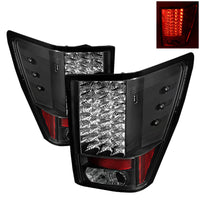 Spyder Jeep Grand Cherokee 07-10 LED Tail Lights Black ALT-YD-JGC07-LED-BK - Mammoth Racing -
