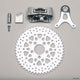 Wilwood Brake Kit Gp310 R/H Sprocket Rear Chrome 51 Tooth - Mammoth Racing -