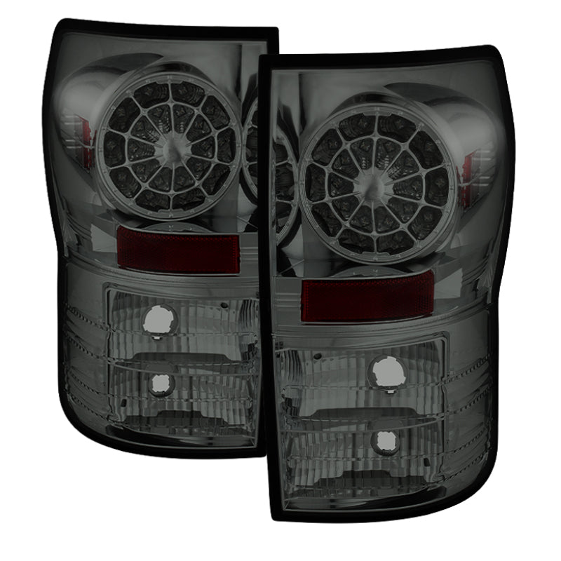 Spyder Toyota Tundra 07-13 LED Tail lights Smoke ALT-YD-TTU07-LED-SM - Mammoth Racing -