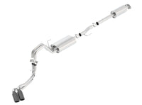 Borla 15-17 Ford F-150 2.7/3.5L V6 / 5.0 V8 2/4WD Black Chrome Angle-Cut Side Exit Catback Exhaust - My Store