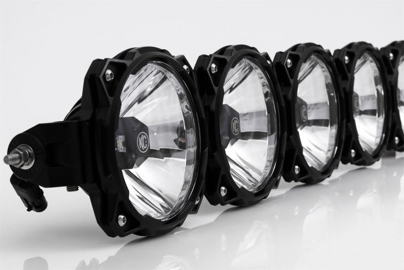 KC HiLiTES Universal 50in. Pro6 Gravity LED 8-Light 160w Combo Beam Light Bar (No Mount) - Mammoth Racing -