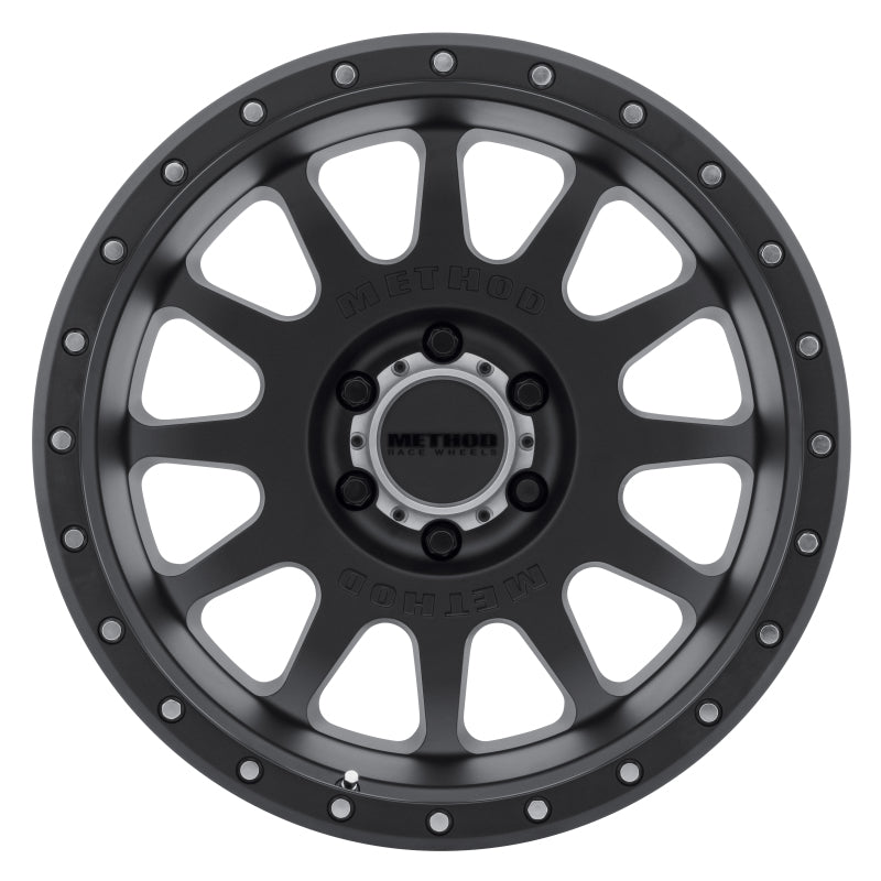 Method Mr605 NV 20x10 -24mm Offset 6x135 87mm CB Matte Black Wheel - Mammoth Racing -