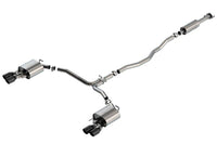 Borla 18-20 Toyota Camry XSE 3.5in Tip Dual Split Rear Exit Cat Back S-Type Exhaust Black Chrome - Mammoth Racing -