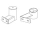 Go Rhino 2022 Ford Maverick - Brackets for Dominator Extreme SideSteps - Mammoth Racing -