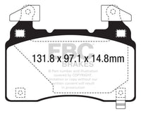 EBC 14+ Chevrolet Corvette Stingray (C7) 6.2 (Z51 Performance Package) Bluestuff Front Brake Pads - My Store