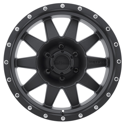 Method Mr301 The Standard 20x9 +18mm Offset 6x135 94mm CB Matte Black Wheel