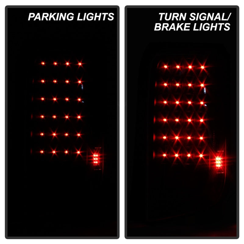 Xtune Scion Xb 08-10 LED Tail Lights Black ALT-ON-TSXB08-LED-BK - Mammoth Racing -