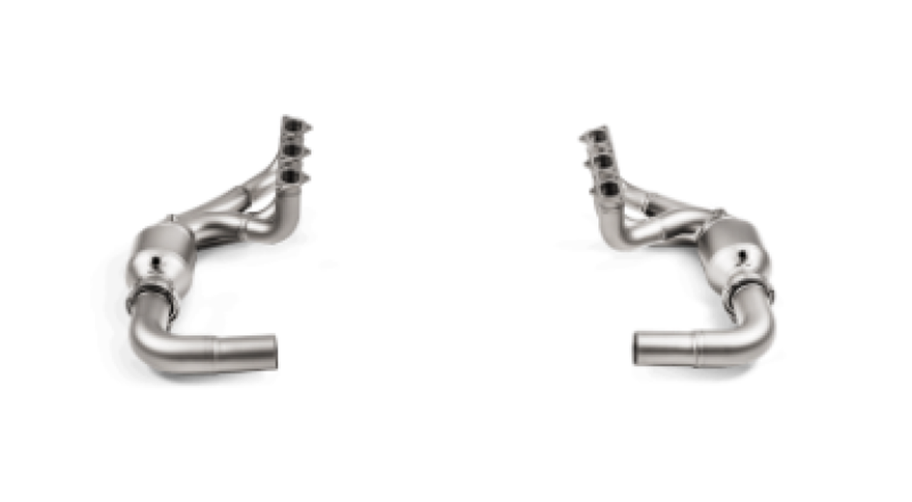 Akrapovic 15-17 Porsche Cayenne GTS (958 FL) Evolution Link Pipe Set (Titanium) - My Store