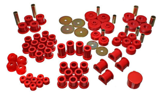 Energy Suspension 79-85 Toyota 4WD Pickup (Except T-100 & Tundra)  Red Hyper-Flex Master Bushing Set - My Store