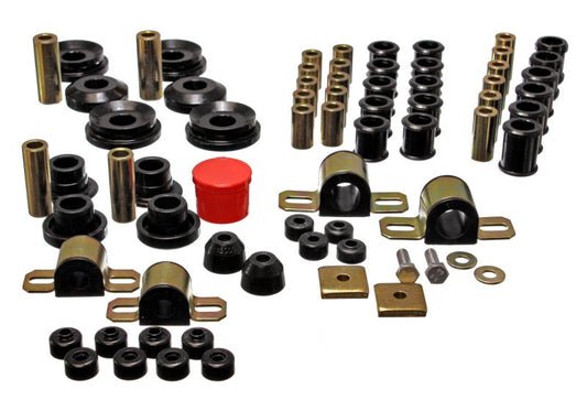 Energy Suspension 95-98 Nissan 240SX (S14) Black Hyper-Flex Master Bushing Set - My Store