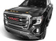 AVS 19-22 GMC Sierra 1500 Aeroskin Low Profile Hood Shield w/ Lights - Onyx Black - Mammoth Racing -