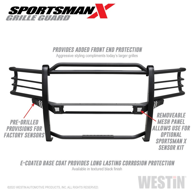 Westin 19-20 Ram 2500/3500 Sportsman X Grille Guard - Textured Black - Mammoth Racing -