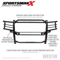 Westin 19-20 Ram 2500/3500 Sportsman X Grille Guard - Textured Black - Mammoth Racing -