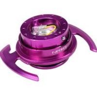 NRG Quick Release Kit Gen 4.0 - Purple Body / Purple Ring w/ Handles - My Store