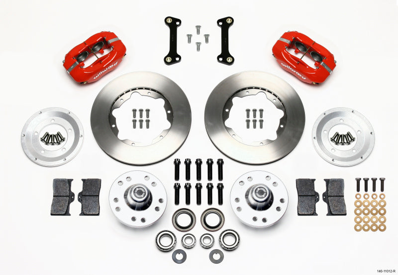 Wilwood Forged Dynalite Front Kit 11.00in Red 82-92 Camaro//Firebird - Mammoth Racing -