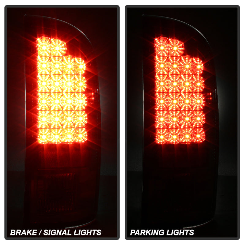 Spyder Dodge Ram 07-08 1500/Ram 07-09 2500/3500 LED Tail Lights Smoke ALT-YD-DRAM06-LED-SM - Mammoth Racing -