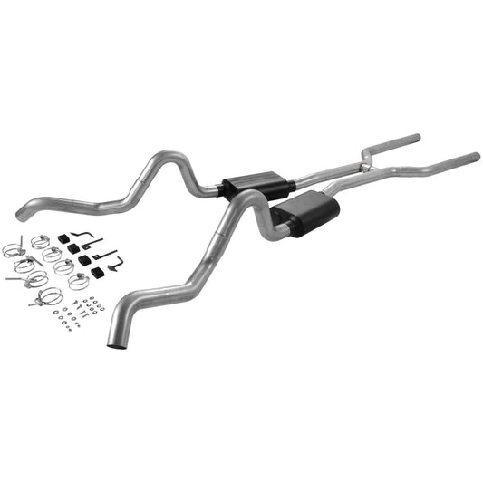 Flowmaster 817202 American Thunder 409s Dual Side Exit Aggressive Sound Header-Back Exhaust System - My Store