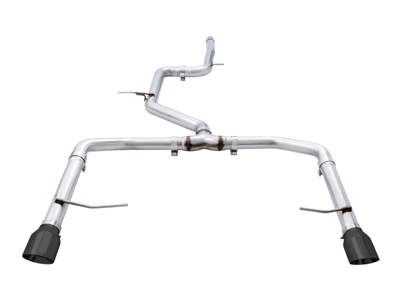 AWE Tuning 18-21 Volkswagen Jetta GLI Mk7 Track Edition Exhaust - Diamond Black Tips (Fits OEM DP) - My Store
