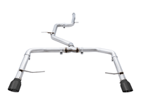 AWE Tuning 18-21 Volkswagen Jetta GLI Mk7 Track Edition Exhaust - Diamond Black Tips (Fits OEM DP) - My Store