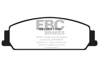 EBC 08-10 Pontiac G8 3.6 Redstuff Front Brake Pads - My Store