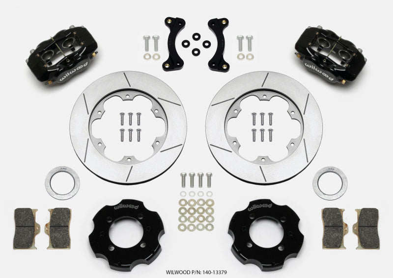 Wilwood Forged Dynalite Front Hat Kit 11.00in GT Rotor 95-05 Miata - My Store