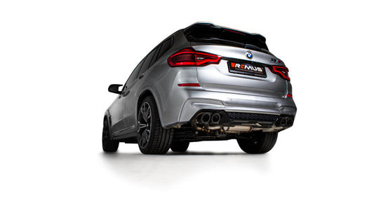 Remus 2019 BMW X3 M Competition F97 3.0L Turbo (S58B30A w/GPF) Axle Back Exhaust (Tail Pipes Req) - Mammoth Racing -