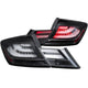 ANZO 2013-2015 Honda Civic LED Taillights Black - My Store