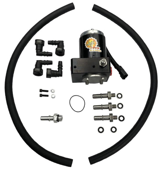 PureFlow Raptor 1998.5-2002 Dodge Cummins FRRP-150 Factory Replacement Fuel Pump w/ Big Line Kit - Mammoth Racing -