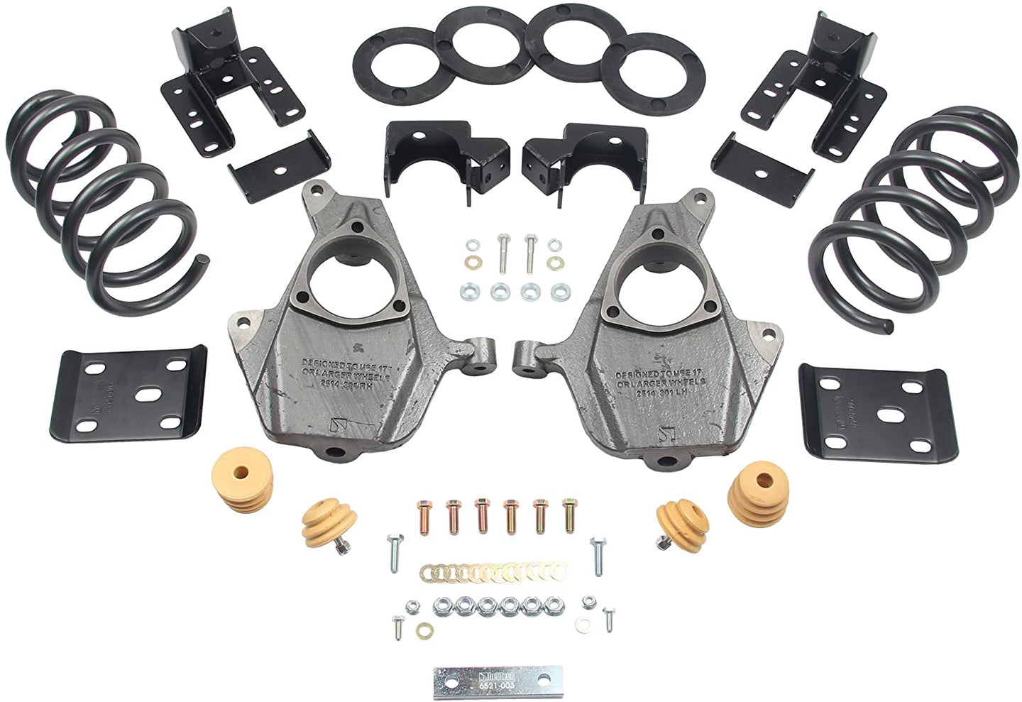 2016.5-2018 Silverado/Sierra Ext/Crew 2Wd, 3-4F/5-6R*Must Have Alumi/Stamped Co - Mammoth Racing -