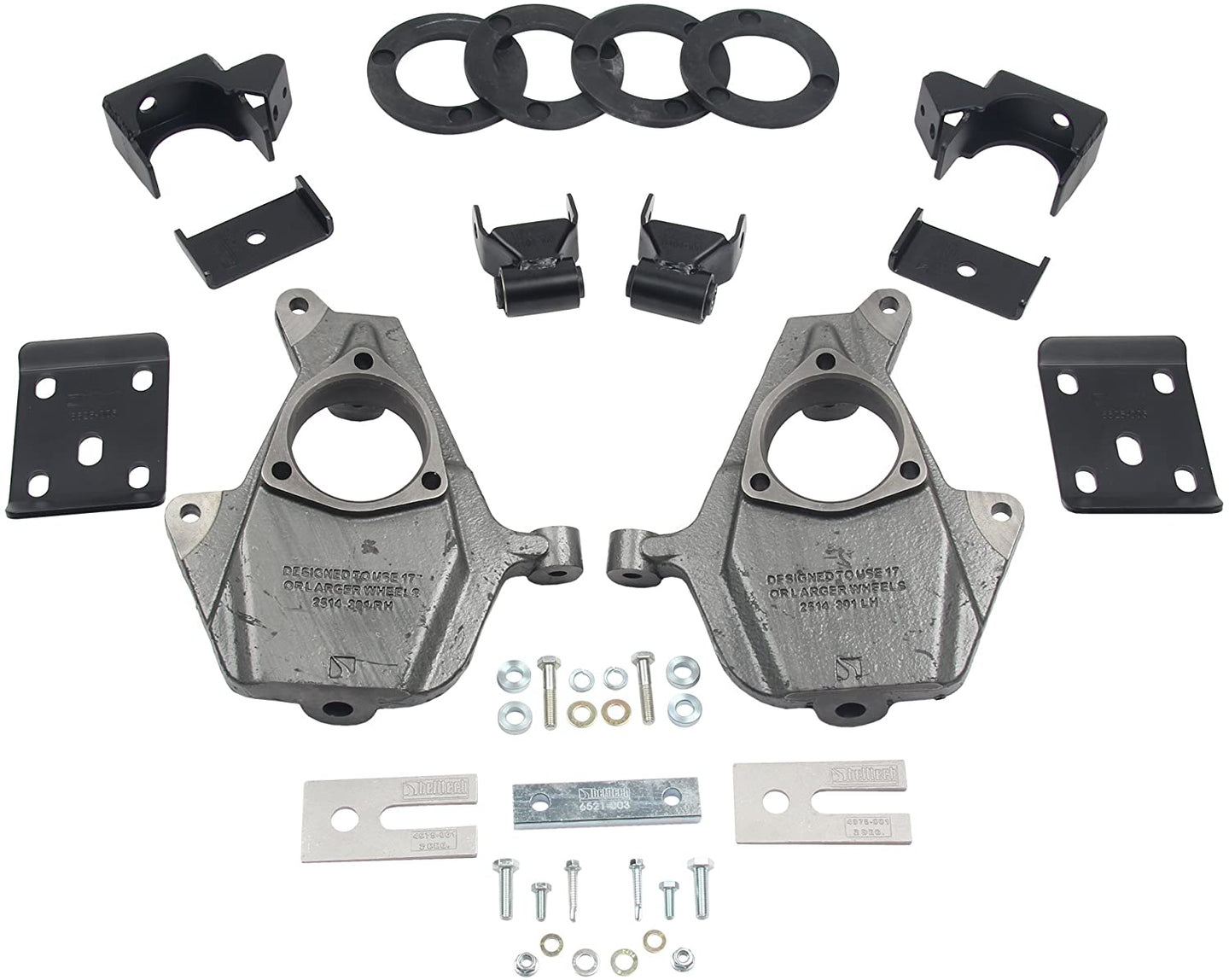2016.5-2018 Silverado/Sierra (Ext/Crew) 2Wd, 3-4f/7r *Must Have Alumi/Stamped Co - Mammoth Racing -