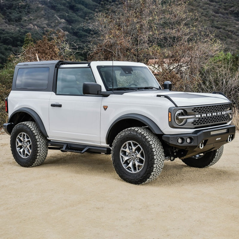 Westin/HDX 2021+ Ford Bronco (2-Door) Drop Nerf Step Bars - Textured Black - Mammoth Racing -